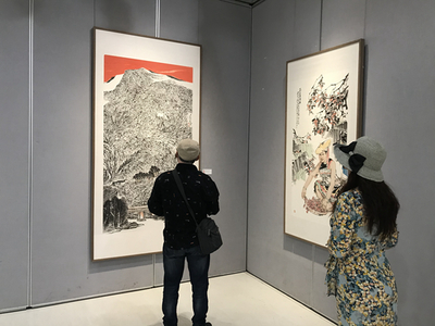 繪光輝歷程 頌百年輝煌 渝中區慶祝中國共產黨成立100周年美術書法作品展熱烈啟幕